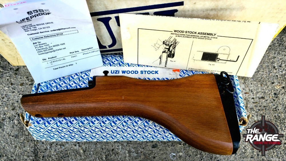 UNFIRED I.M.I. UZI in 45ACP, 9mm & 22LR with 3 Conversion Kits & Wood Stock-img-58
