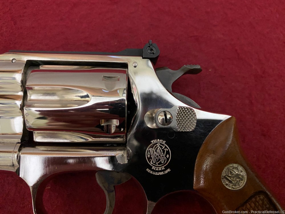 NIB Smith & Wesson Model 34 no dash 22/32 Kit Gun 4" Nickel .22LR w/ box-img-33