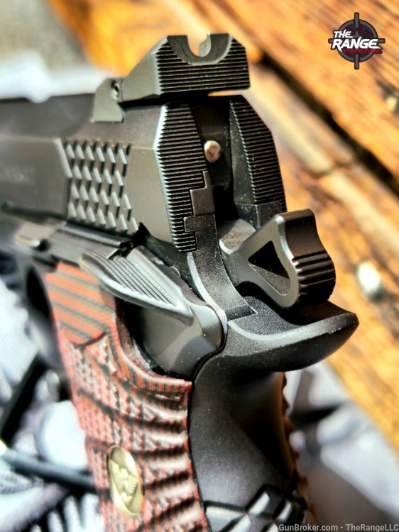 Wilson Combat EDC X9 4" 9mm 15rd Holster 4 Mags Black Cherry Grips-img-25