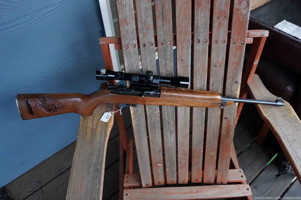 Universal M1 Carbine 30 caliber w/ Scope and Williams Peep Sight-img-0