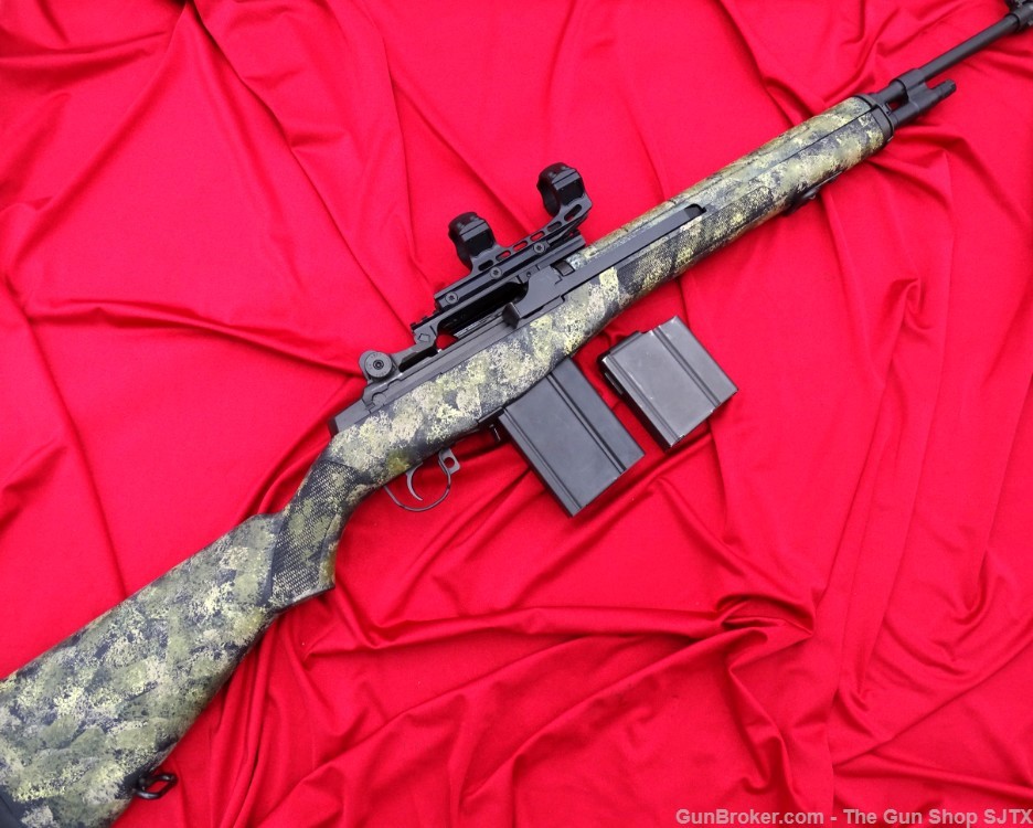 Springfield Armory M1A 308 Win 7.62x51 Nato Camo Stock Rifle-img-6