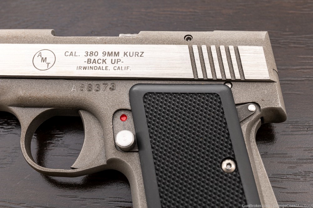 AMT Back Up Semi-Auto Pistol .380 ACP 2.5” Barrel Stainless-img-3