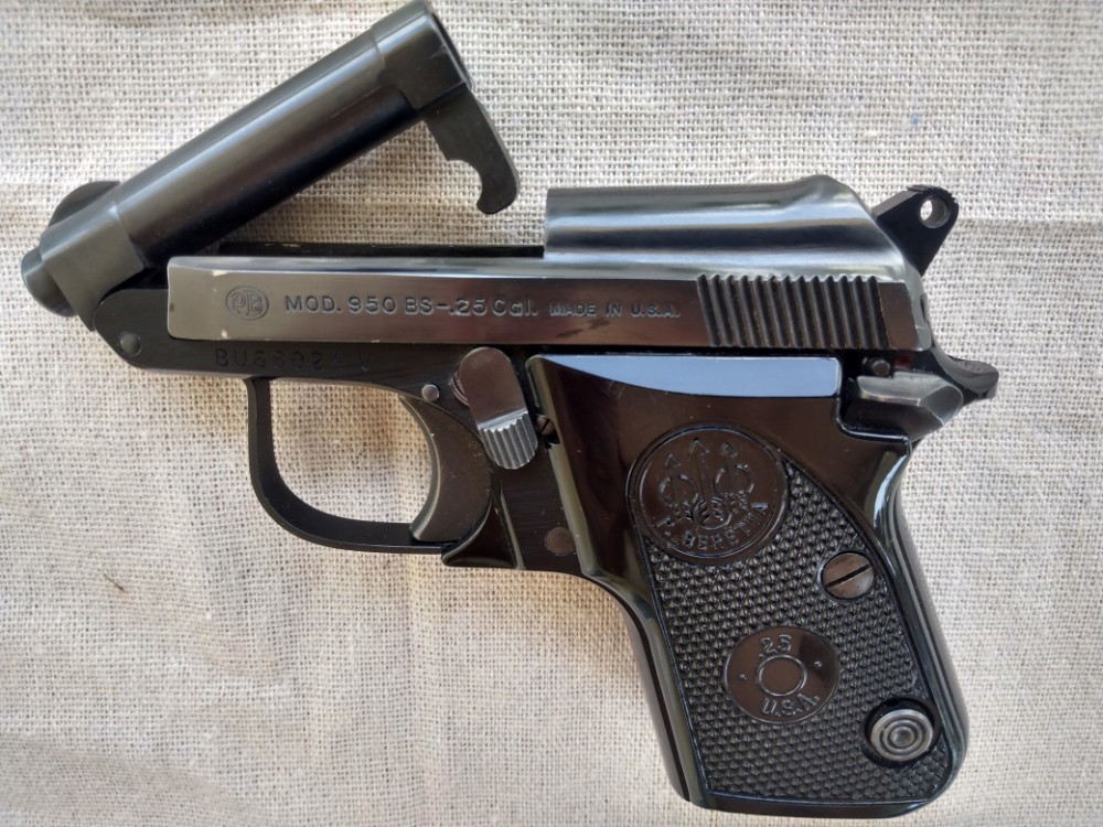 Beretta Model 950 BS Jetfire 25 ACP Pocket Pistol-img-3