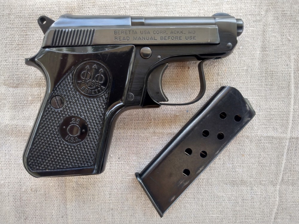 Beretta Model 950 BS Jetfire 25 ACP Pocket Pistol-img-0