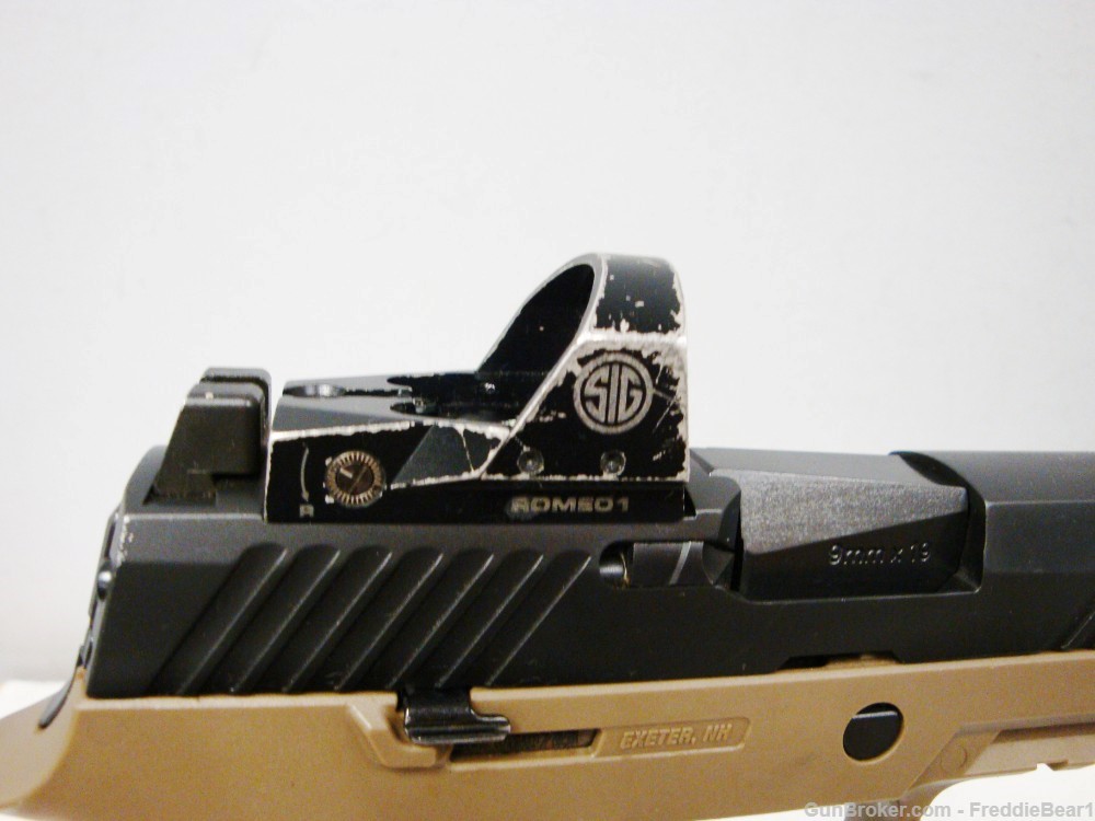 Sig Sauer P320 Compact RX 9MM 3.9” Black Nitron w/ Night Sights & Romeo1 RX-img-4