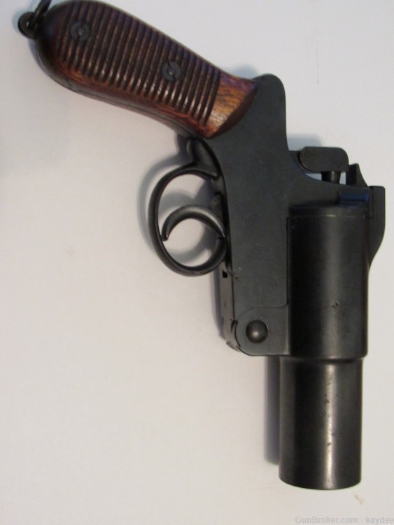 Rare Japanese WWII 35mm Type 10 Flare Signal Pistol-img-2