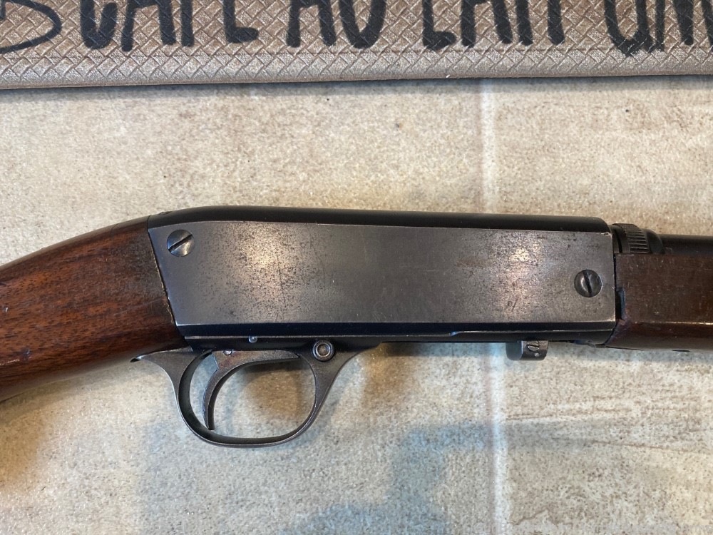 Remington model 24 (Browning SA22) semi auto 22 rifle rare bird-img-5
