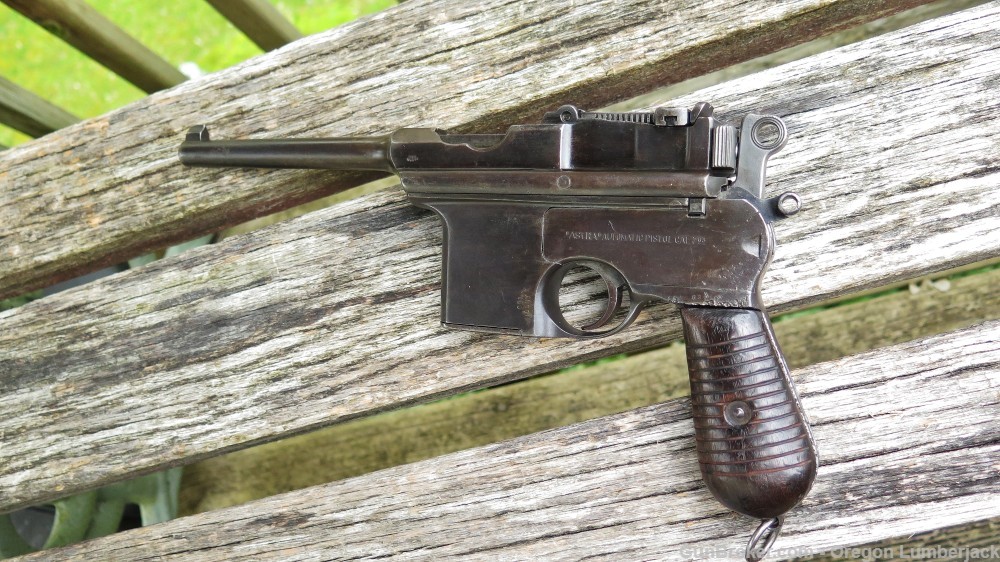 Astra 900 Broomhandle 7.63 mm Mauser Cal. Like C96 German Broomhandle -img-41