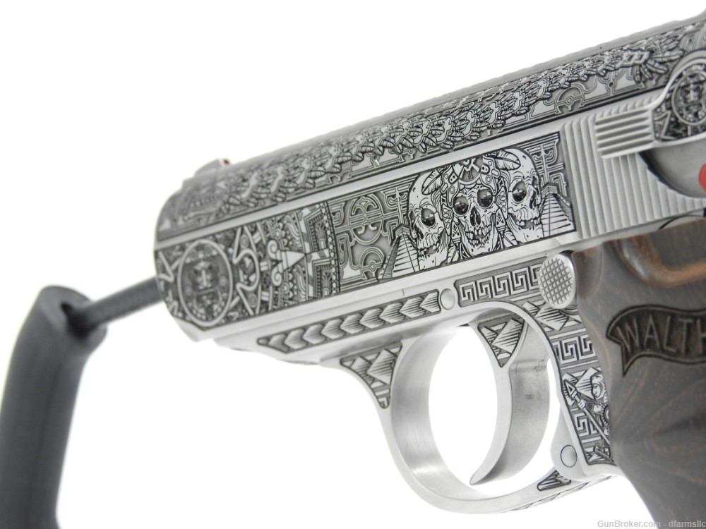 NEW RELEASE! Custom Engraved Walther PPK/S .380 ACP Aztec Empire Edition!-img-9