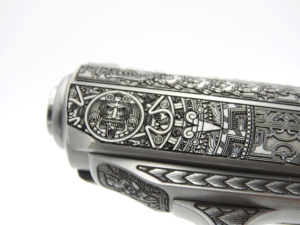 NEW RELEASE! Custom Engraved Walther PPK/S .380 ACP Aztec Empire Edition!-img-24