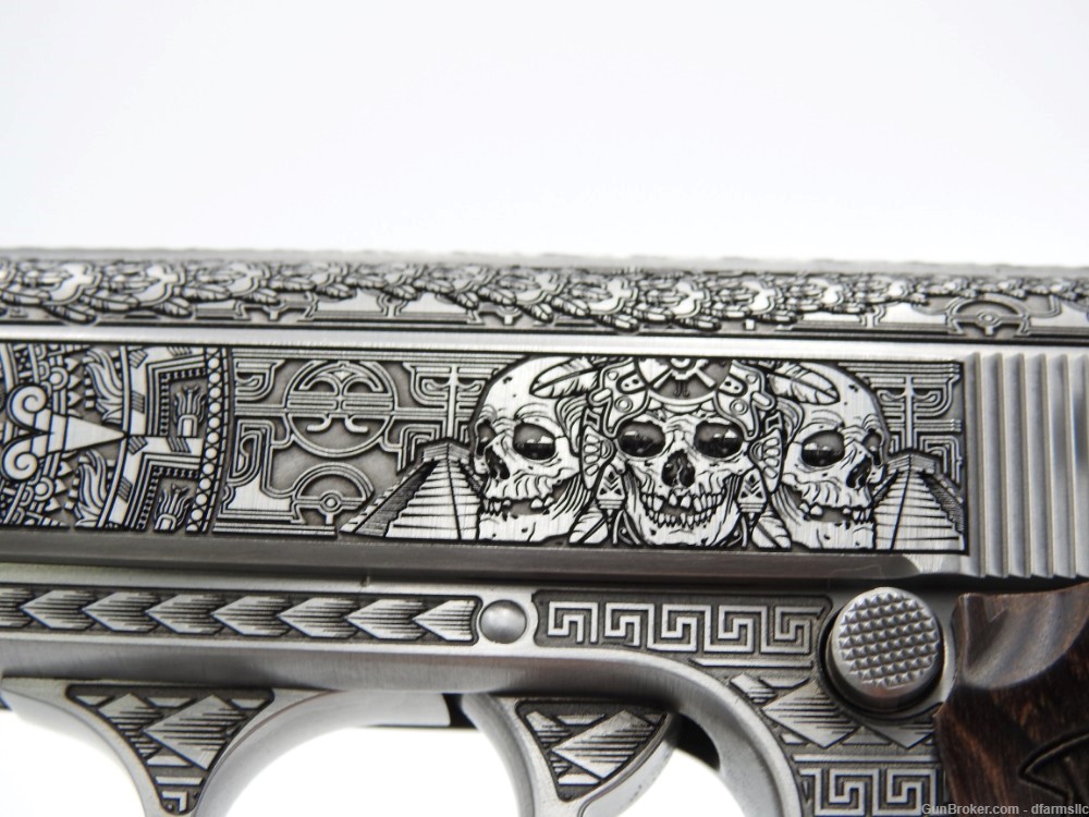 NEW RELEASE! Custom Engraved Walther PPK/S .380 ACP Aztec Empire Edition!-img-25