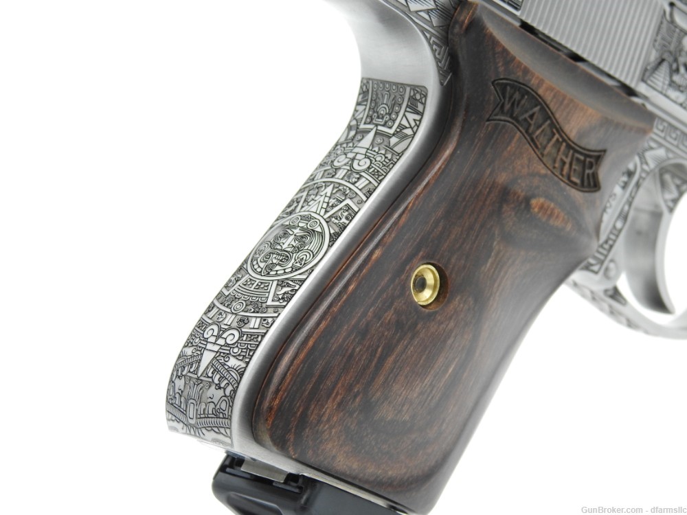 NEW RELEASE! Custom Engraved Walther PPK/S .380 ACP Aztec Empire Edition!-img-13