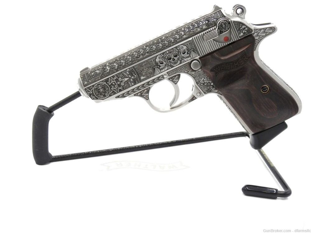 NEW RELEASE! Custom Engraved Walther PPK/S .380 ACP Aztec Empire Edition!-img-3