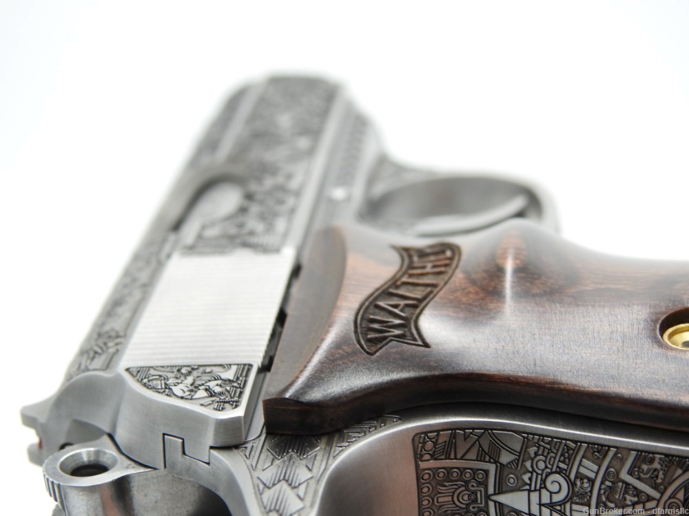 NEW RELEASE! Custom Engraved Walther PPK/S .380 ACP Aztec Empire Edition!-img-29