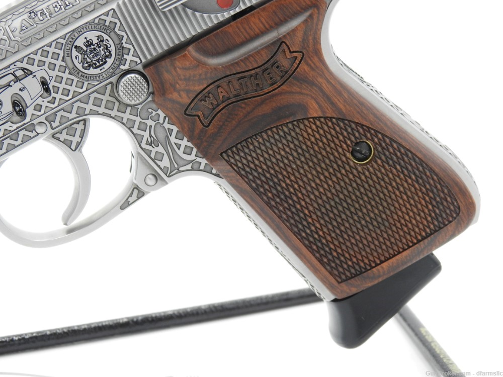 Ultra Rare Custom Engraved Walther PPK/S .380 ACP  007 James Bond Edition!-img-7