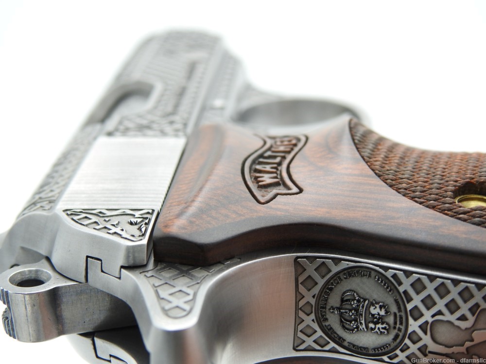 Ultra Rare Custom Engraved Walther PPK/S .380 ACP  007 James Bond Edition!-img-32