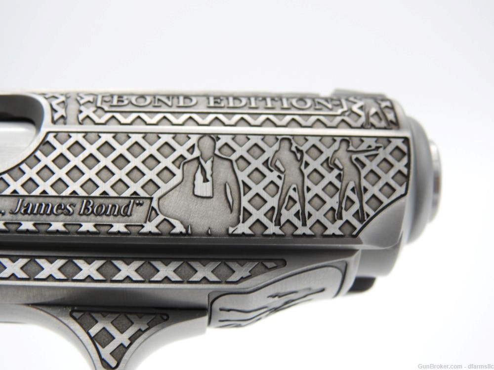 Ultra Rare Custom Engraved Walther PPK/S .380 ACP  007 James Bond Edition!-img-20