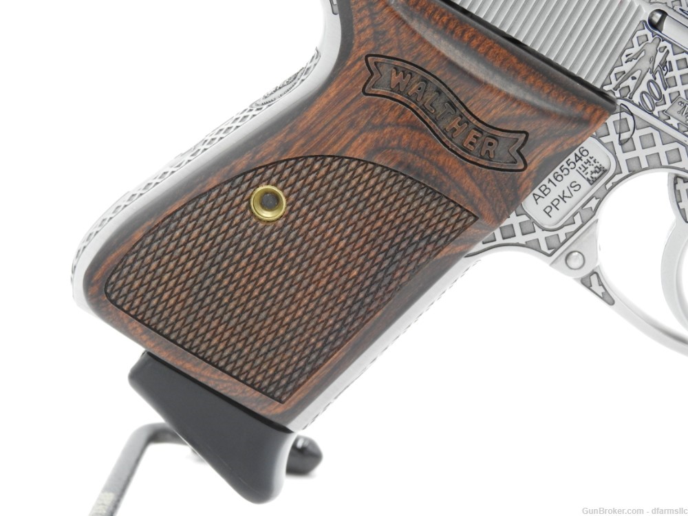 Ultra Rare Custom Engraved Walther PPK/S .380 ACP  007 James Bond Edition!-img-18