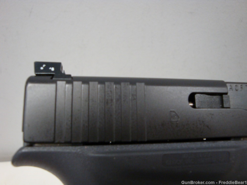 Glock 43 Gen 4 9MM Pistol w/ Case & Big Dot 24/7 Night Sights 99%+ -img-7