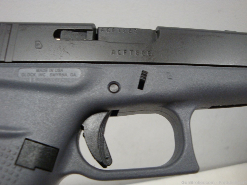 Glock 43 Gen 4 9MM Pistol w/ Case & Big Dot 24/7 Night Sights 99%+ -img-6