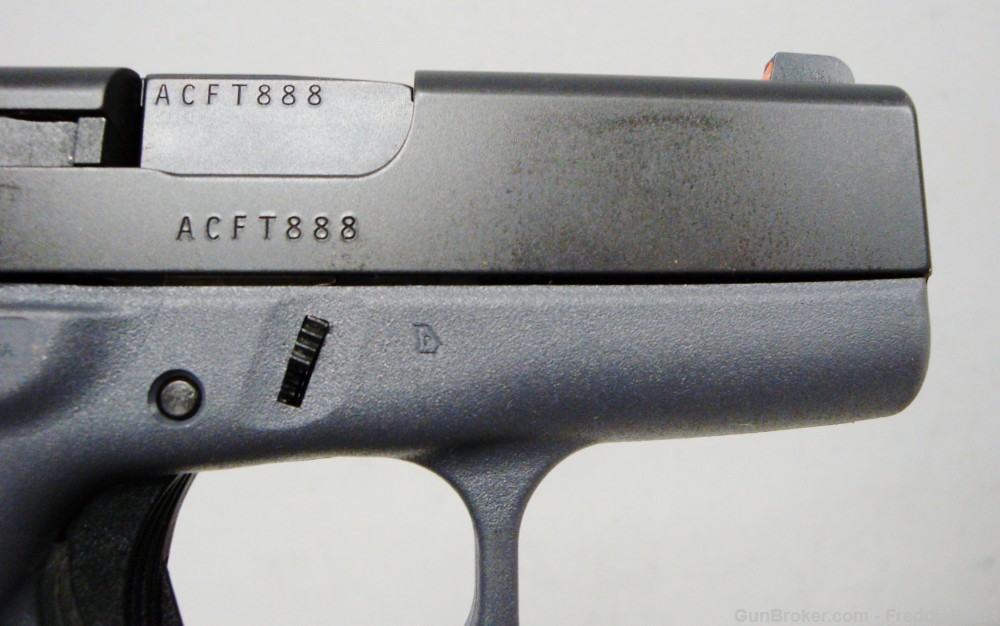 Glock 43 Gen 4 9MM Pistol w/ Case & Big Dot 24/7 Night Sights 99%+ -img-5