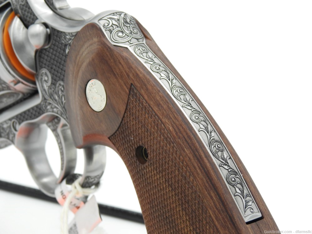 Extremely Rare Collectible Stunning Custom Engraved Colt Python 3" 357 MAG-img-10