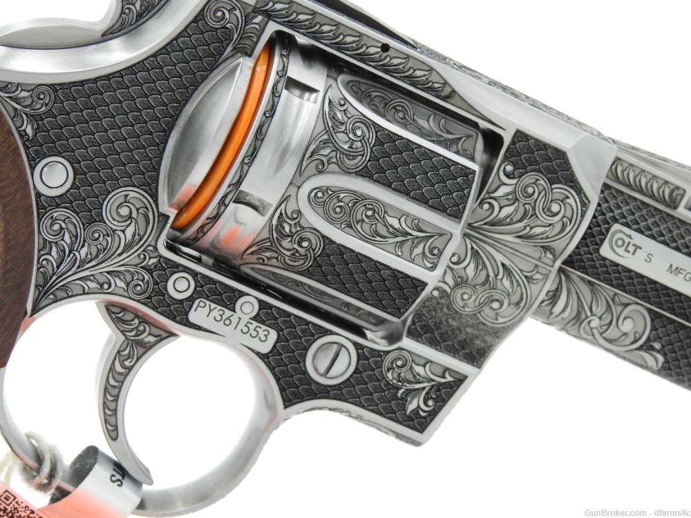 Extremely Rare Collectible Stunning Custom Engraved Colt Python 3" 357 MAG-img-15