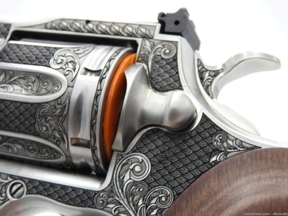 Extremely Rare Collectible Stunning Custom Engraved Colt Python 3" 357 MAG-img-28