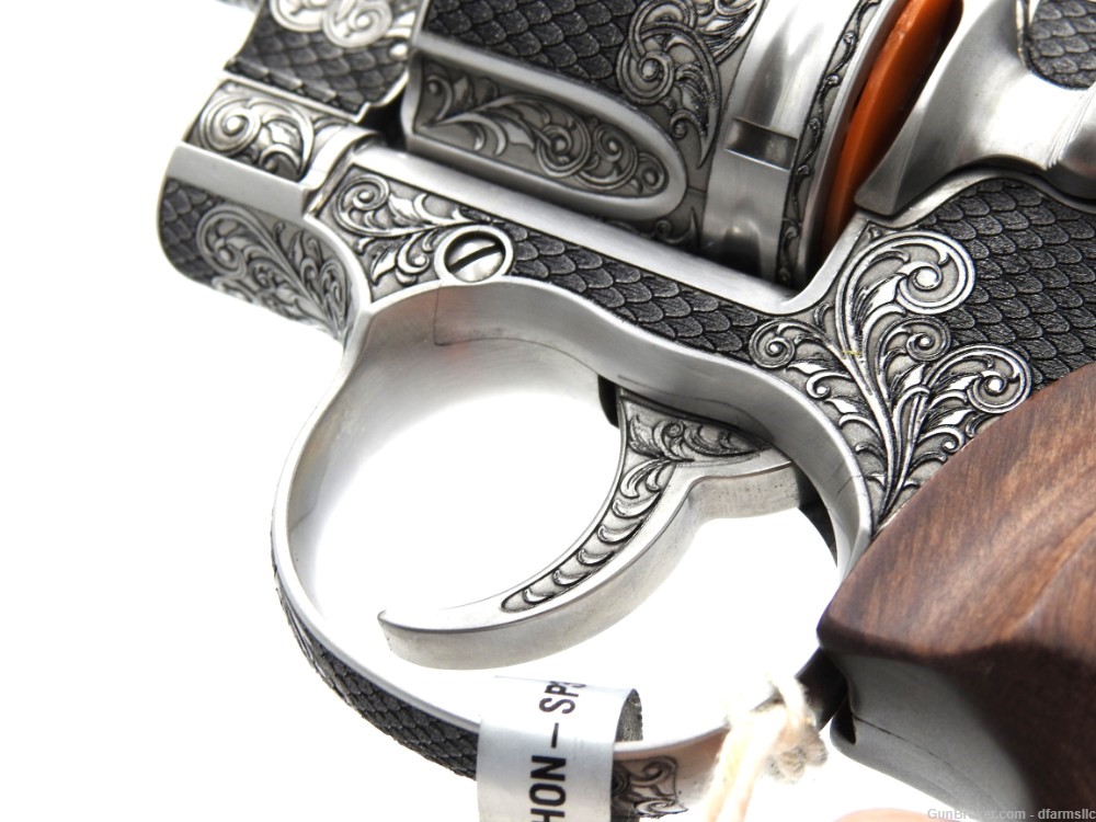 Extremely Rare Collectible Stunning Custom Engraved Colt Python 3" 357 MAG-img-30