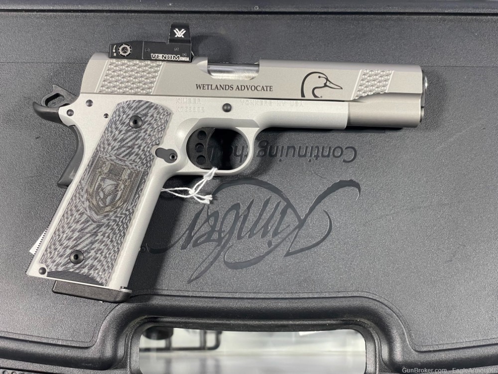 Kimber 1911 Wetlands Advocate Ducks Unlimited Special Edition W/ Red Dot-img-0