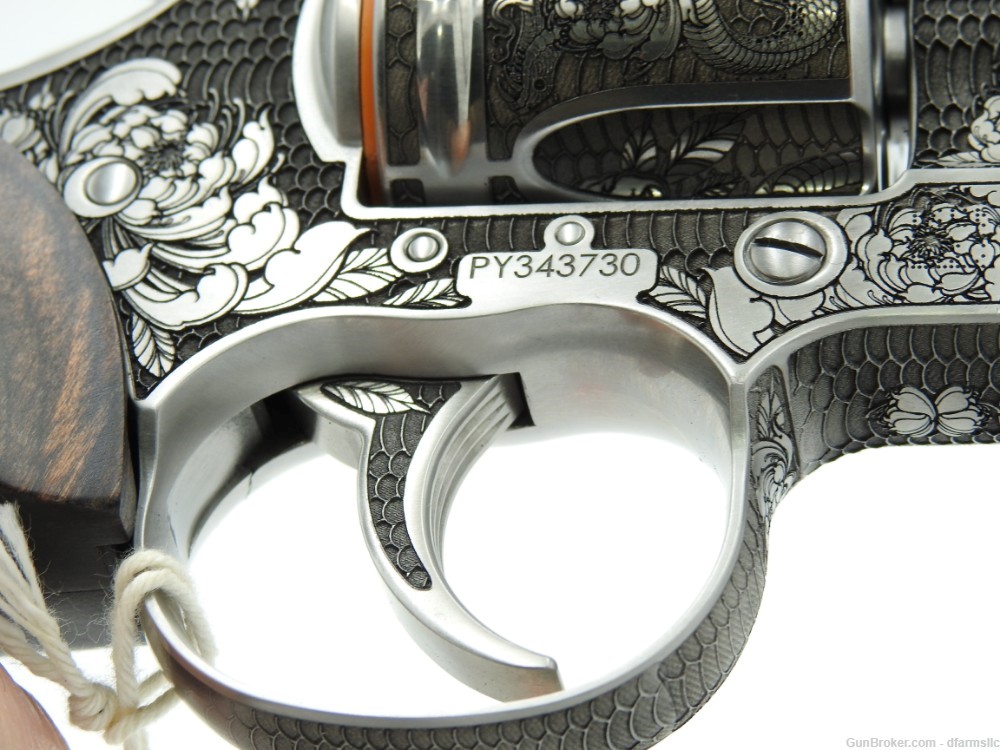 Collectible Ultra Rare Spectacular Custom Engraved Colt Python 6" 357 MAG-img-28