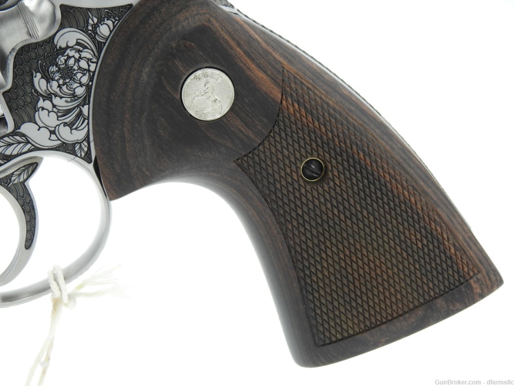 Collectible Ultra Rare Spectacular Custom Engraved Colt Python 6" 357 MAG-img-8