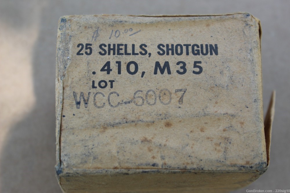 M-35 Survival 410 Shotgun Ammo Aluminum Case US Military Pilot Survival -img-2