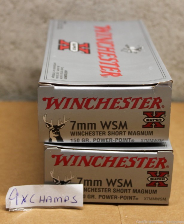 40 Rounds 7MM WSM Winchester Short Magnum ammo 150 Grain-img-0