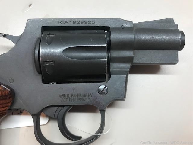 Rock Island RIA M206 Snub Nose Revolver with custom grips 6 Shot 38 Spl-img-5