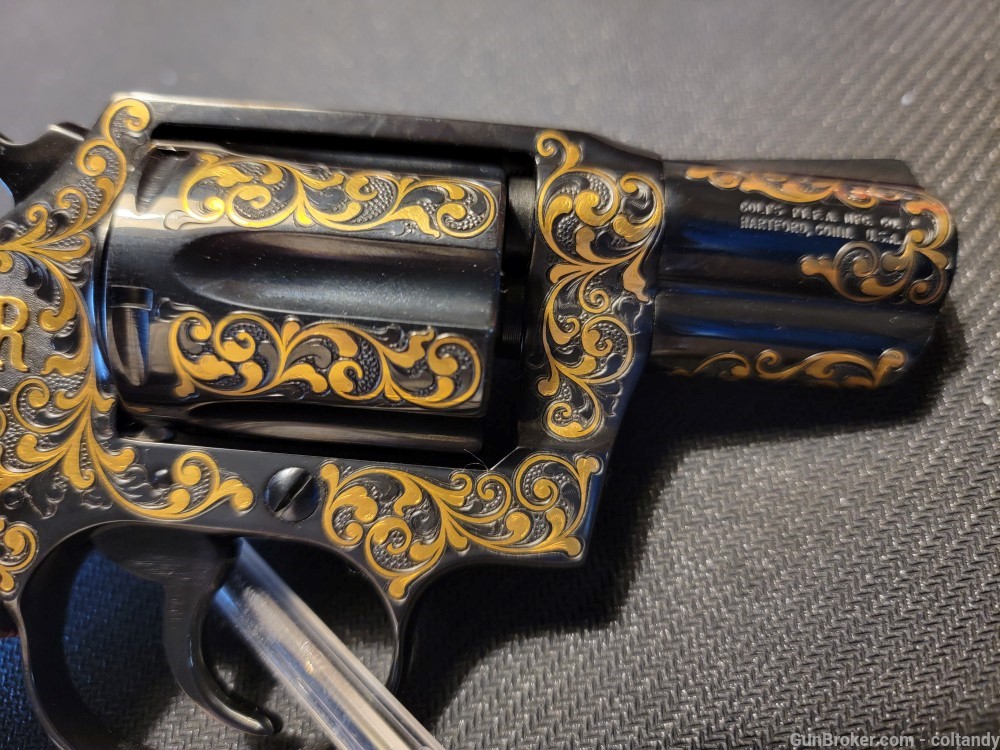 GRAIL Colt Detective Special Leonard Francolini Master Engraved Gold Inlaid-img-5
