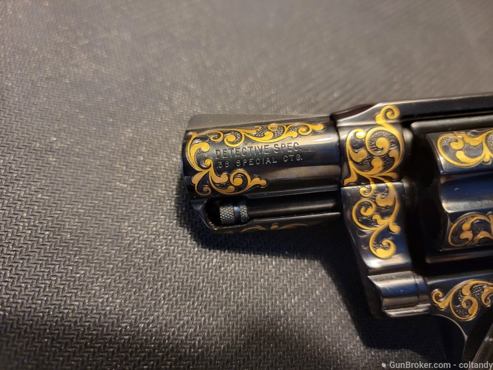 GRAIL Colt Detective Special Leonard Francolini Master Engraved Gold Inlaid-img-10