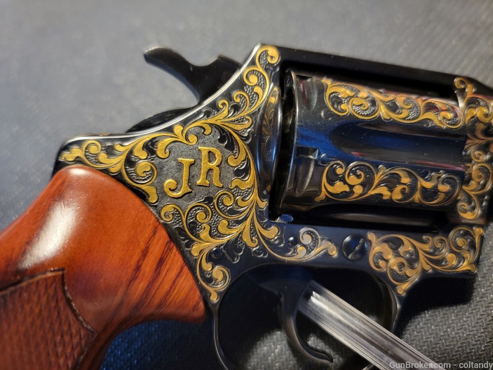 GRAIL Colt Detective Special Leonard Francolini Master Engraved Gold Inlaid-img-4