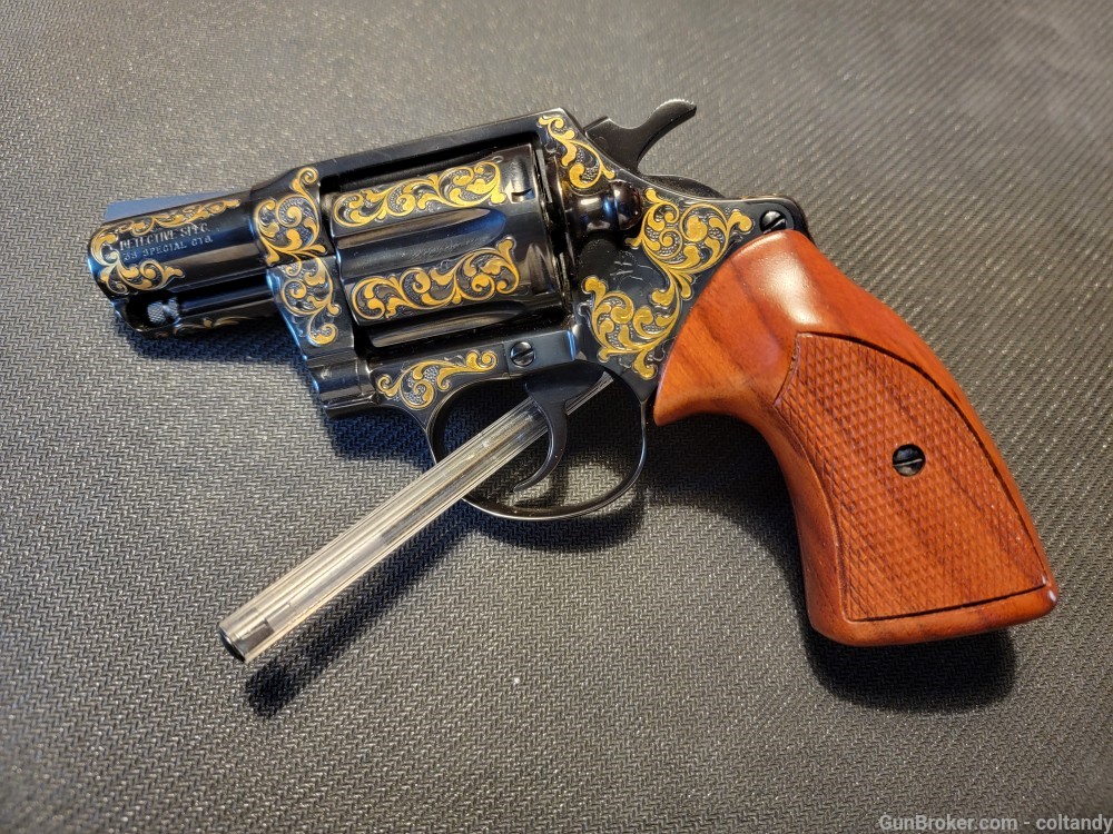 GRAIL Colt Detective Special Leonard Francolini Master Engraved Gold Inlaid-img-0