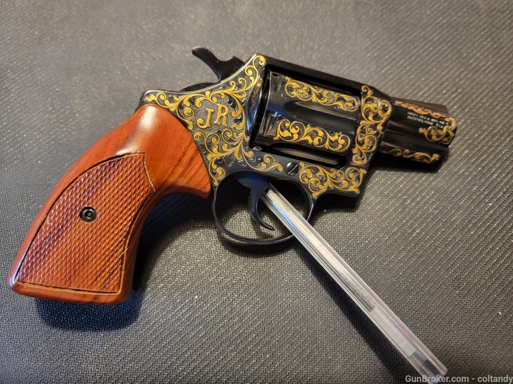 GRAIL Colt Detective Special Leonard Francolini Master Engraved Gold Inlaid-img-2