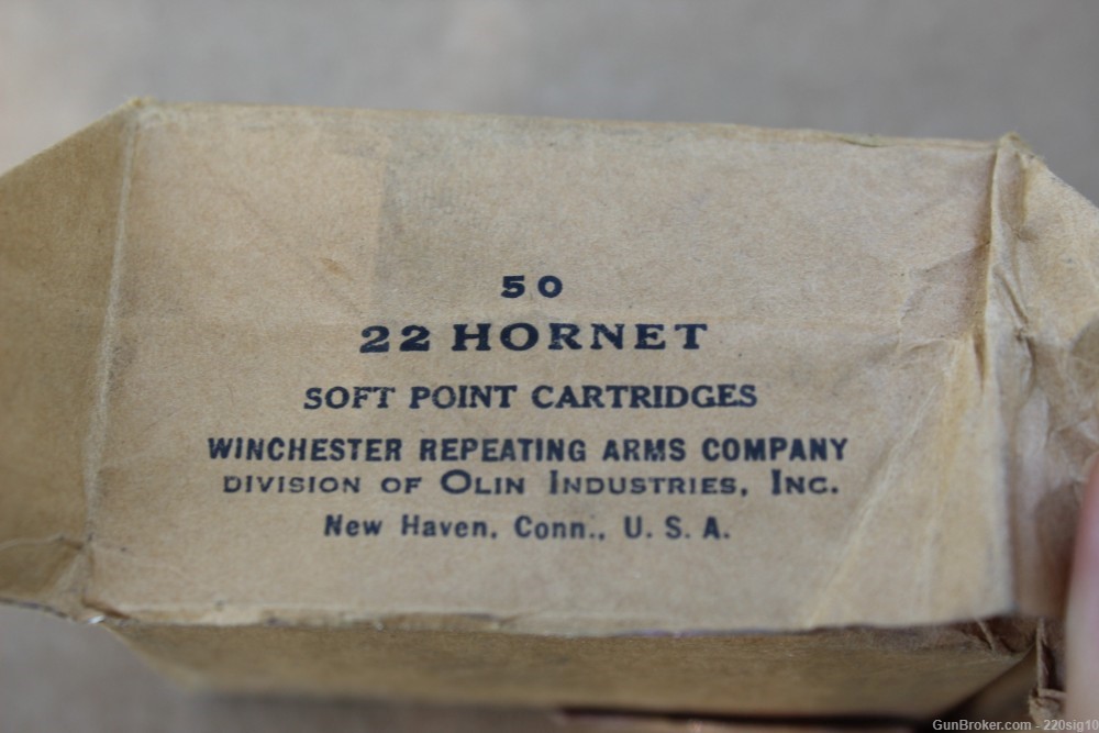 22 Hornet Military Survival Ammo 50 Rounds Sealed Winchester-img-0