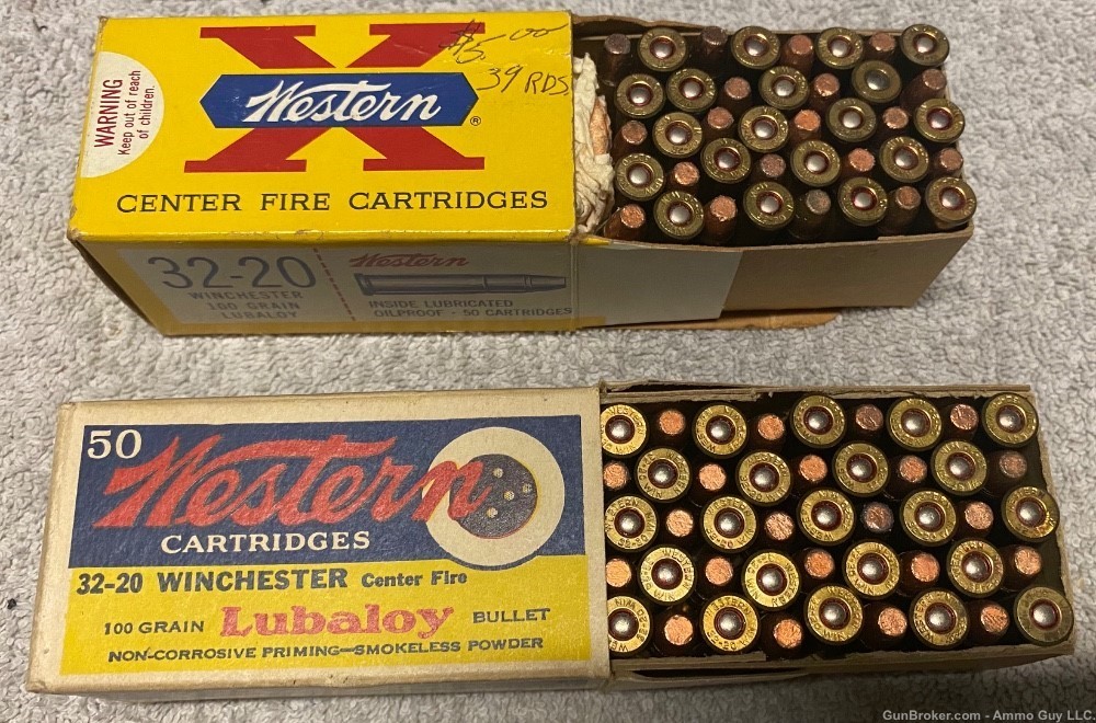 Western .32-20 Vintage ammunition -img-0
