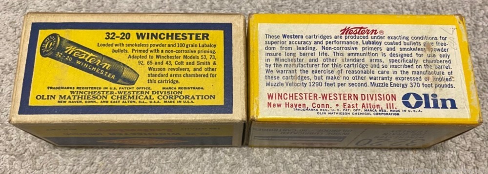 Western .32-20 Vintage ammunition -img-3