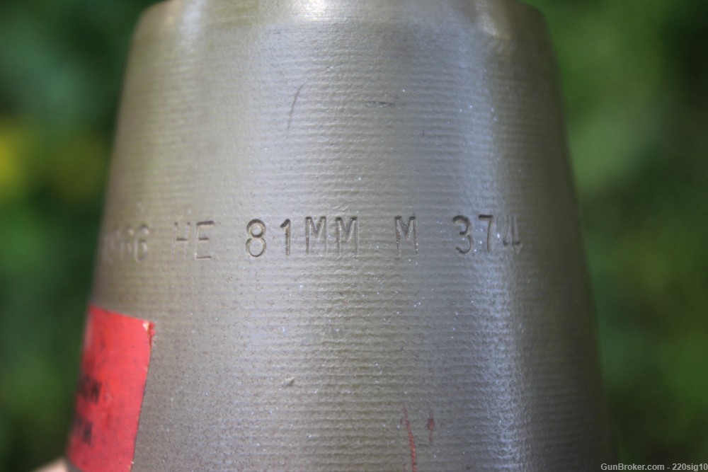Inert 81MM 81 MM Mortar Vietnam Era 1966-img-14