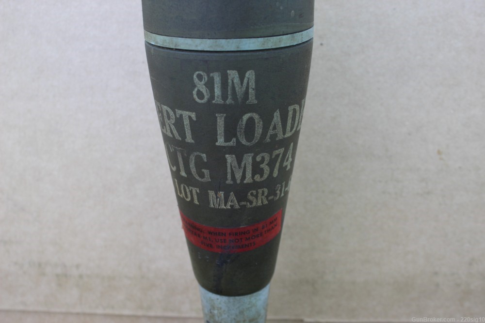 Inert 81MM 81 MM Mortar Vietnam Era 1966-img-2