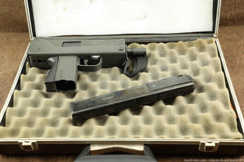 Rare Pre Ban Cobray RPB Industries M10 SAP Open Bolt 45 ACP Pistol MAC10-img-34