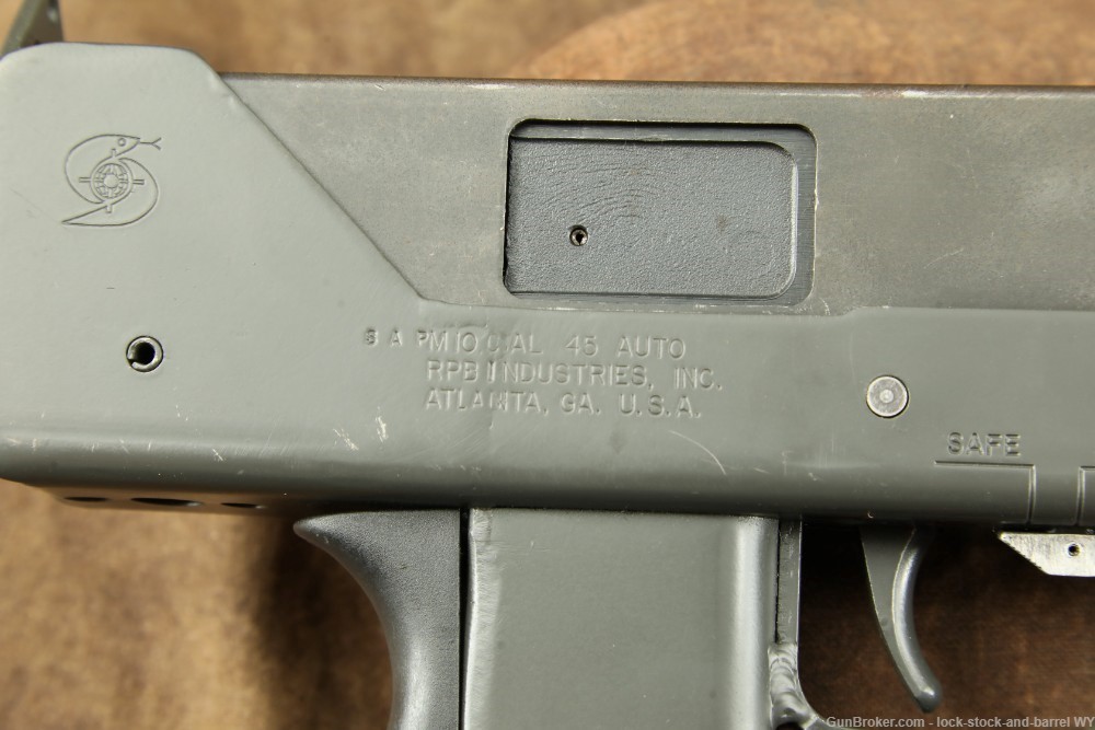 Rare Pre Ban Cobray RPB Industries M10 SAP Open Bolt 45 ACP Pistol MAC10-img-20