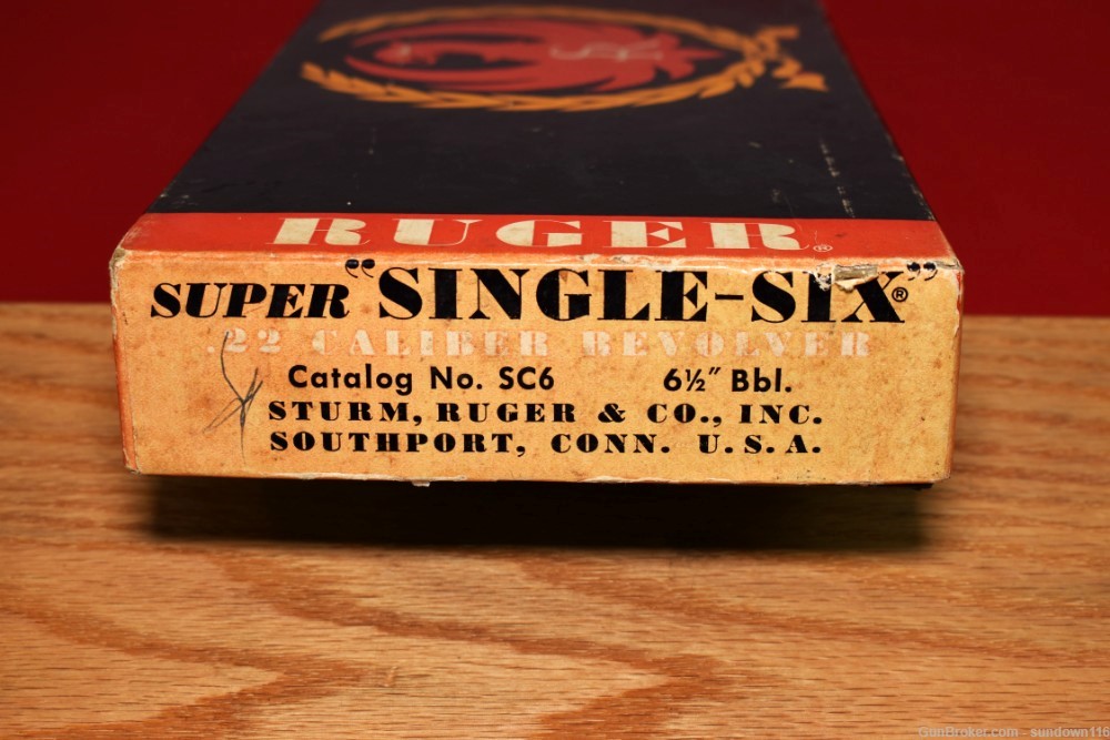 Ruger Single Six 3 SCREW 22 LR / 22 Mag  Exc. Original Condition & Box 1965-img-42