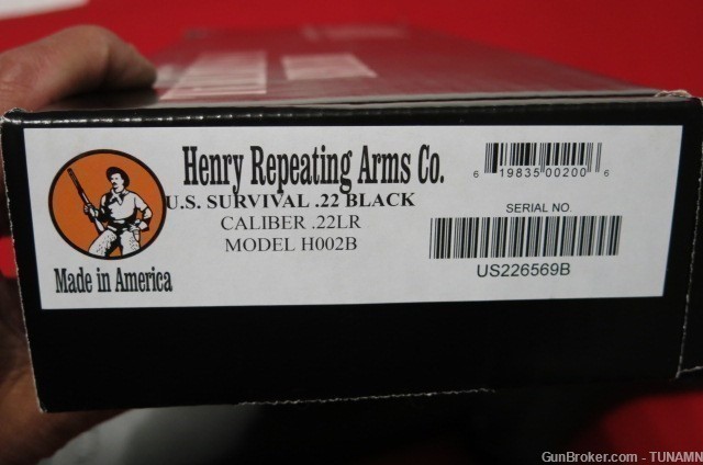 Henry US Survival Rifle .22 LR Black 16 1/2"Barrel Great Camp Rifle 3.5 LBS-img-2