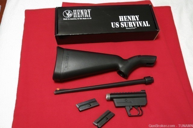 Henry US Survival Rifle .22 LR Black 16 1/2"Barrel Great Camp Rifle 3.5 LBS-img-3